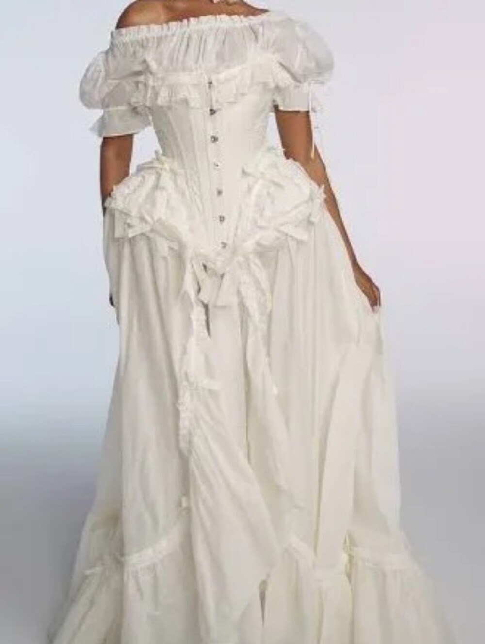 Selkie XXL Ivory Gossamer Gown